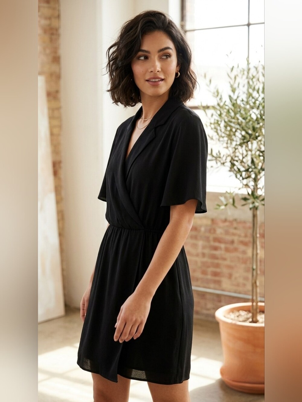 262. NWT - RW&CO Wrap-Style Skort Romper
